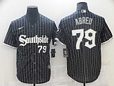 White Sox 79 Jose Abreu Black 2021 City Connect Cool Base Jersey,baseball caps,new era cap wholesale,wholesale hats